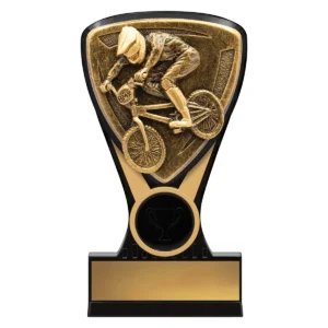 Black & gold nova bmx mini with plastic construction