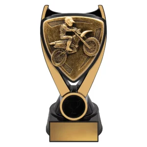 Black / gold nova - motocross with resin construction