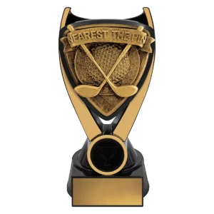 Black / gold nova - nearest the pin with resin construction