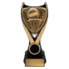 Black / gold nova - netball with resin construction