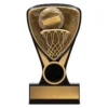 Black / gold nova netball mini with plastic construction