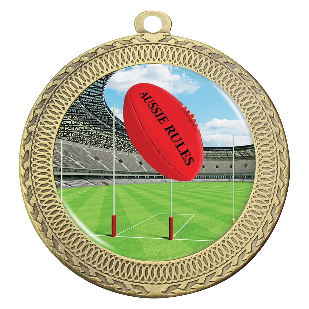 Gold ovation - aussie rules with metal construction