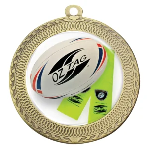 Gold ovation - tag with metal construction