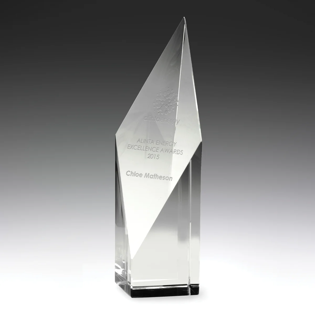 Paragon crystal with crystal construction
