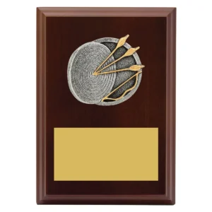 Walnut peak plaque archery with timber construction