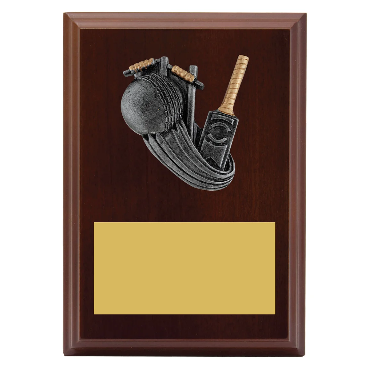 Walnut peak plaque cricket with timber construction