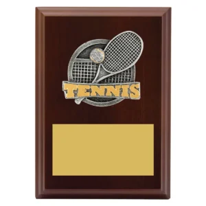Walnut peak plaque tennis with timber construction