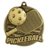 Gold pickleball tempo with metal construction