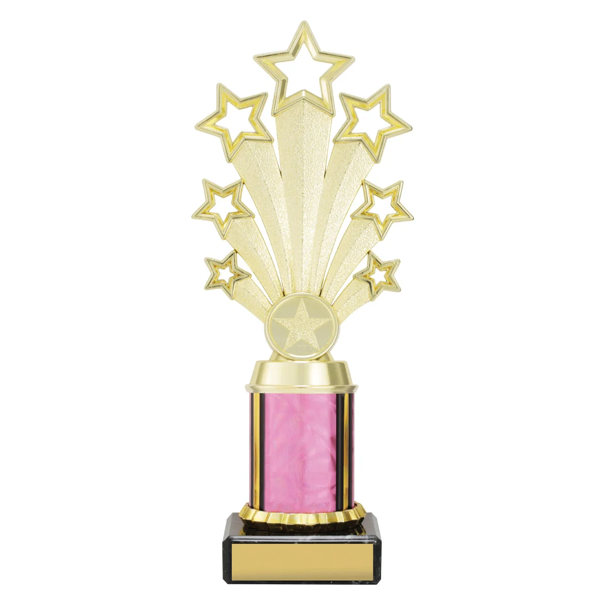 Pink pink fanfare with plastic / marble construction