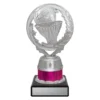 Pink pink torch with plastic / marble construction