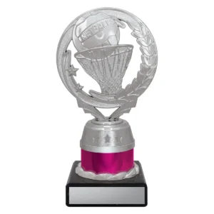 Pink pink torch with plastic / marble construction