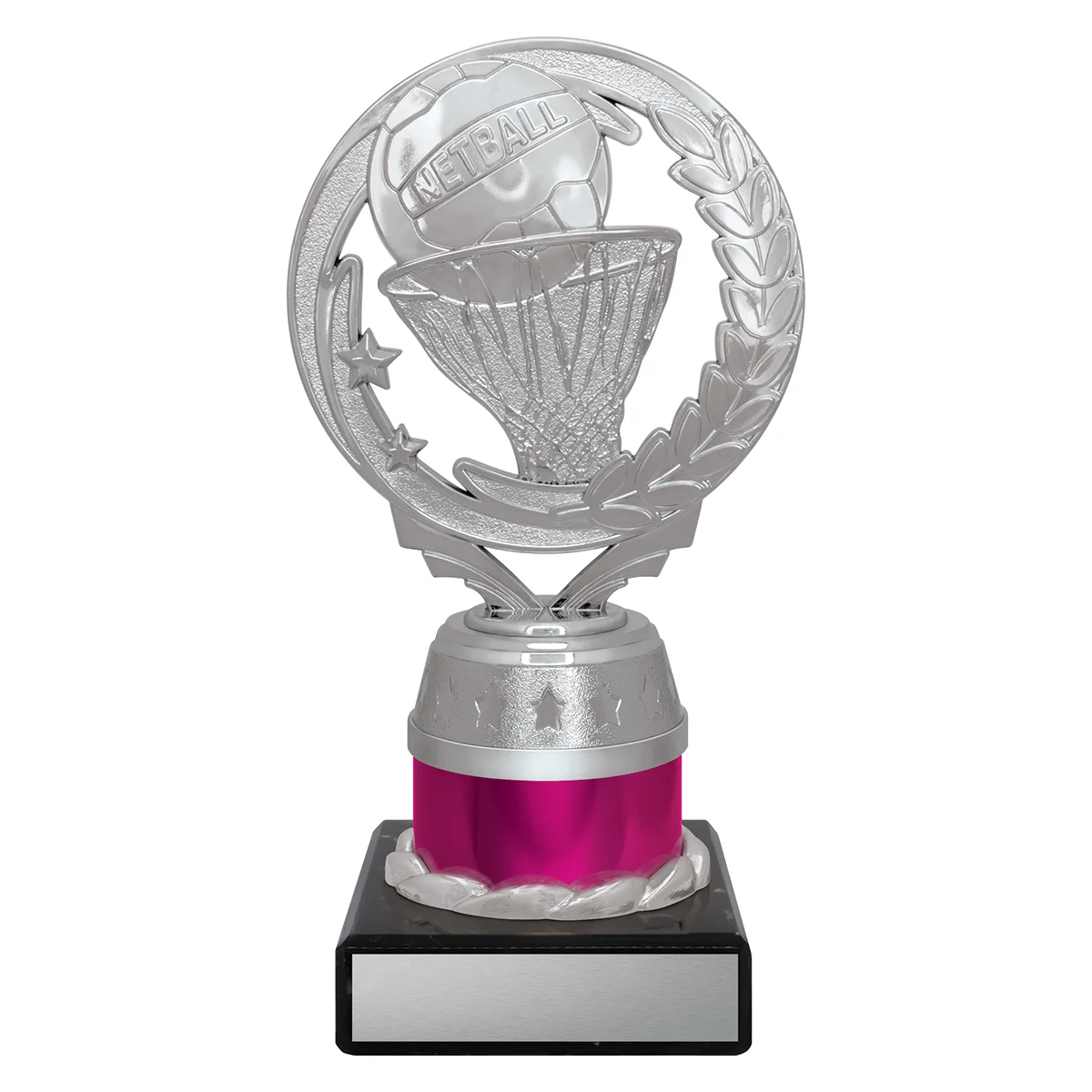 Pink pink torch with plastic / marble construction