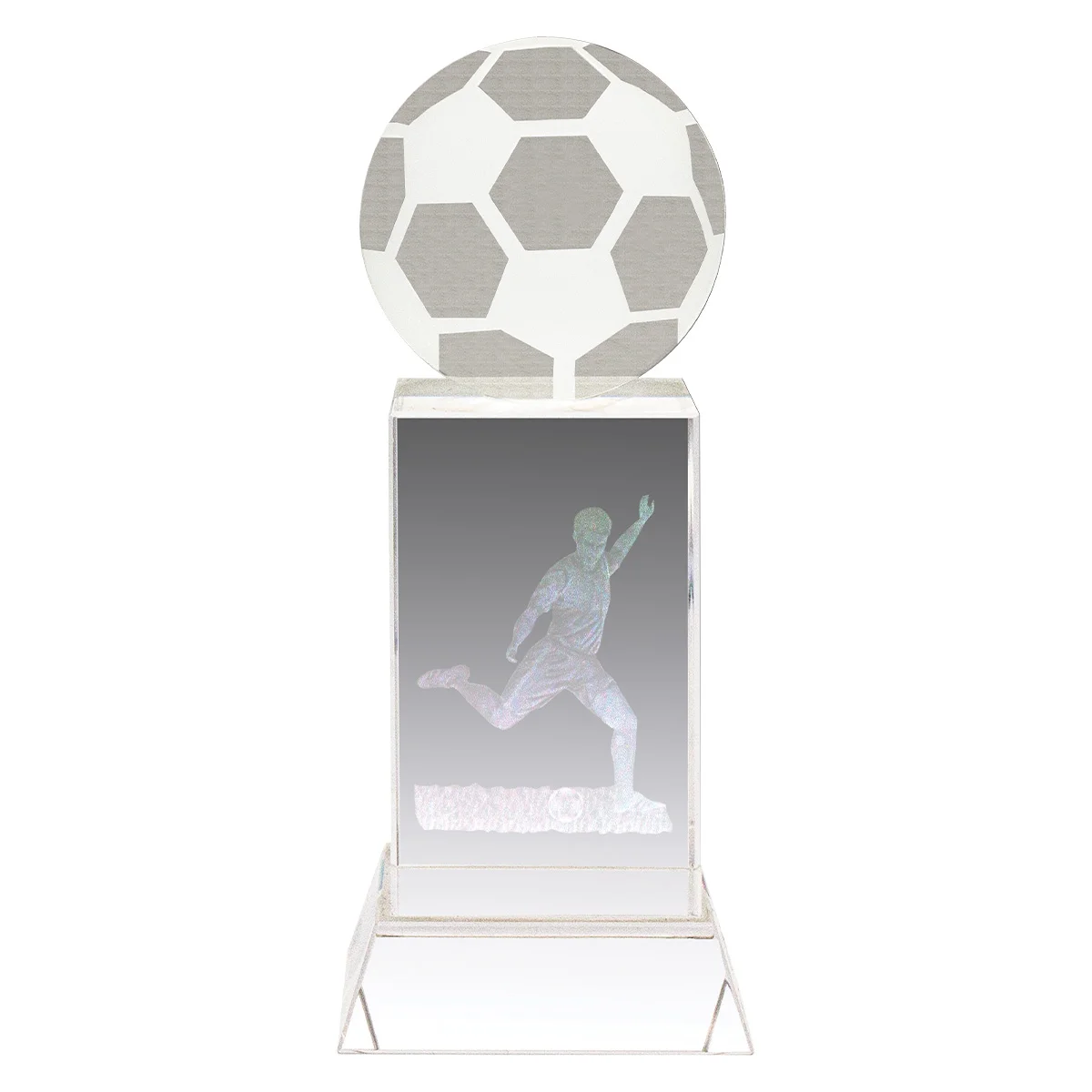 Player hologram crystal with crystal construction