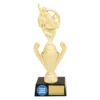 Gold podium go kart with plastic construction