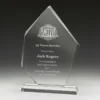 Premier peak crystal with crystal construction