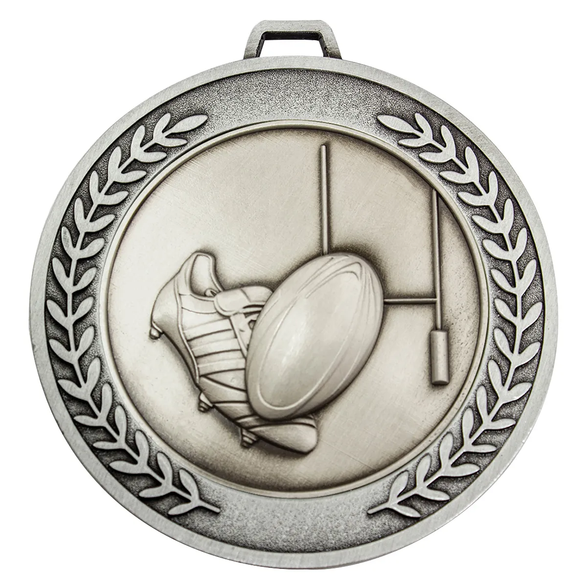 Silver prestige medal league / union with metal construction