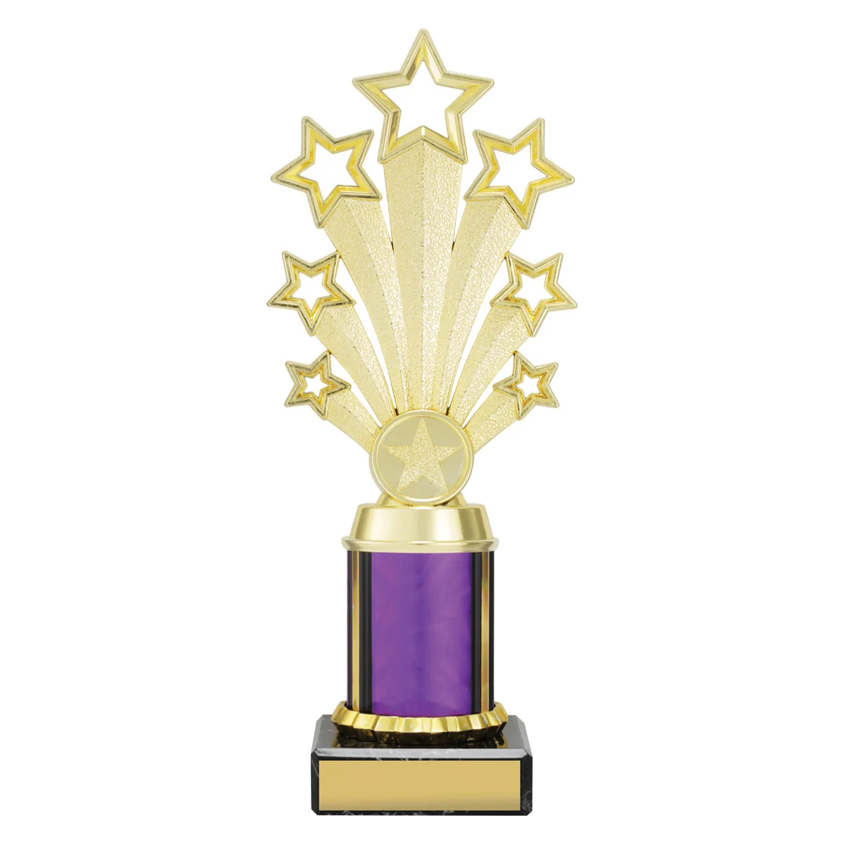 Purple purple fanfare with plastic / marble construction