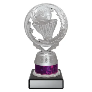 Blue purple torch with plastic / marble construction