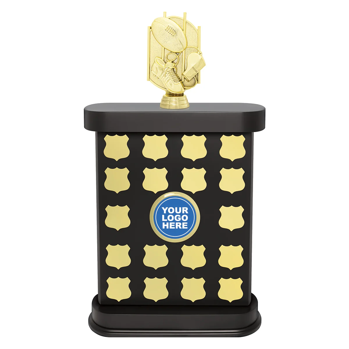 Black rampart perpetual with plastic / timber construction