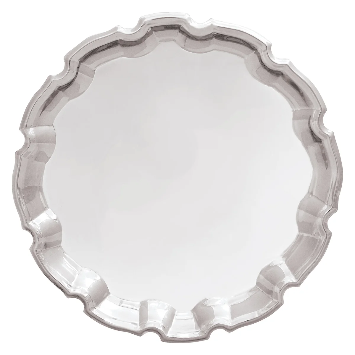 Silver randwick tray with metal construction
