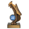 Gold rapture boot with plastic / timber construction