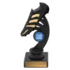 Black / gold rattler boot with plastic / marble construction