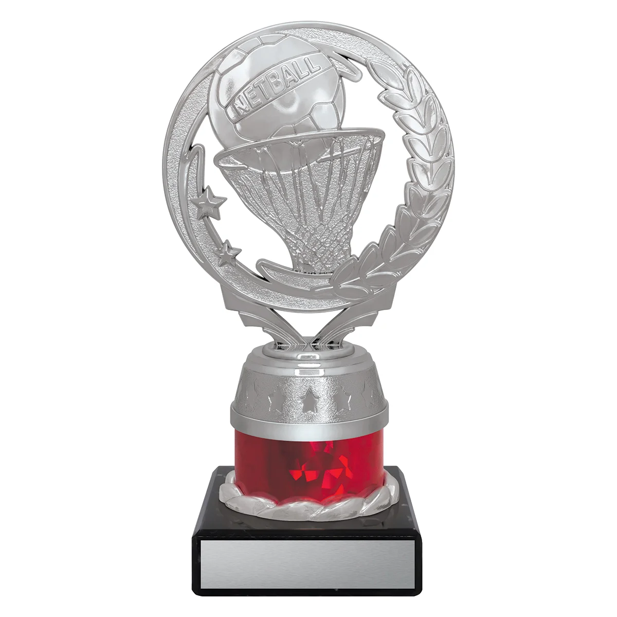 Red red torch with plastic / marble construction