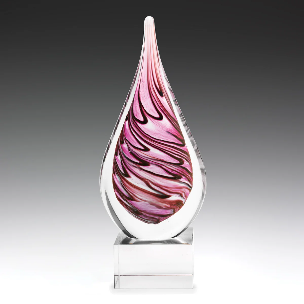 Pink remedy with glass construction
