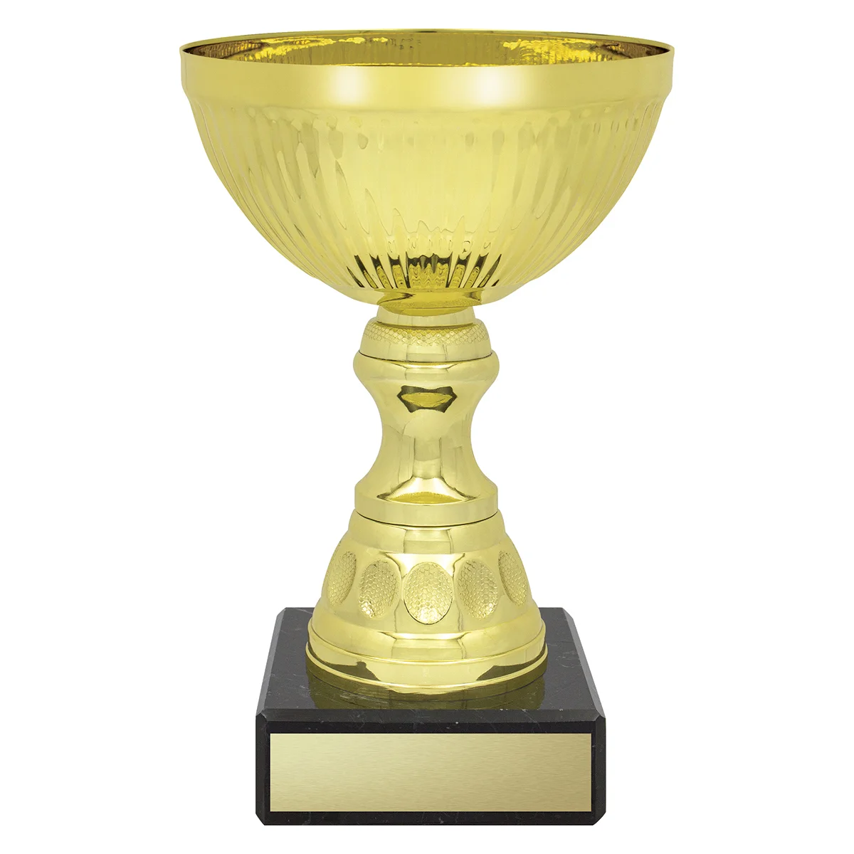 Gold reverie cup with metal / plastic / marble construction