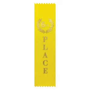 Yellow ribbon - 6th place with ribbon construction