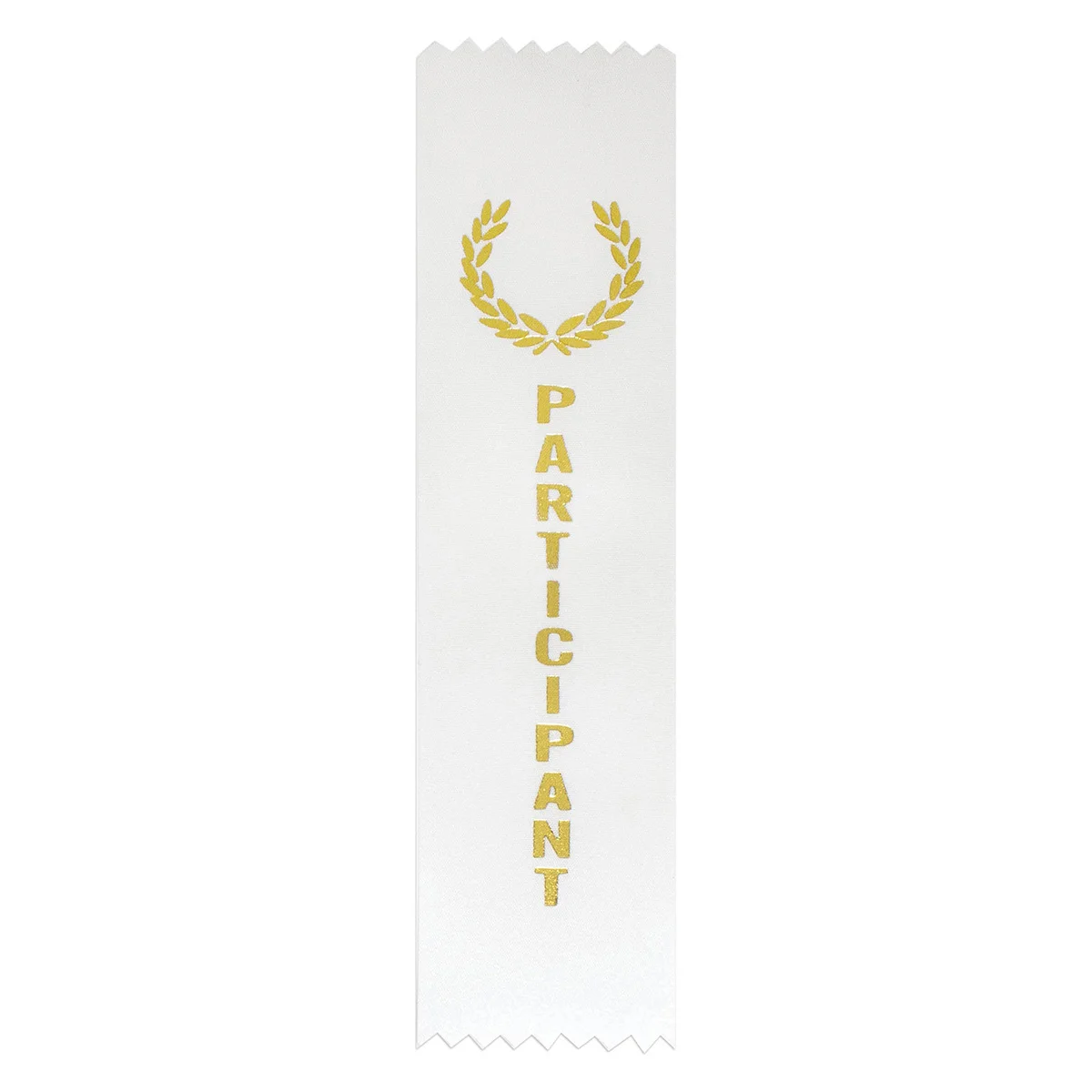 White ribbon - participant with ribbon construction