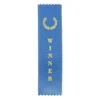 Blue ribbon - winner with ribbon construction