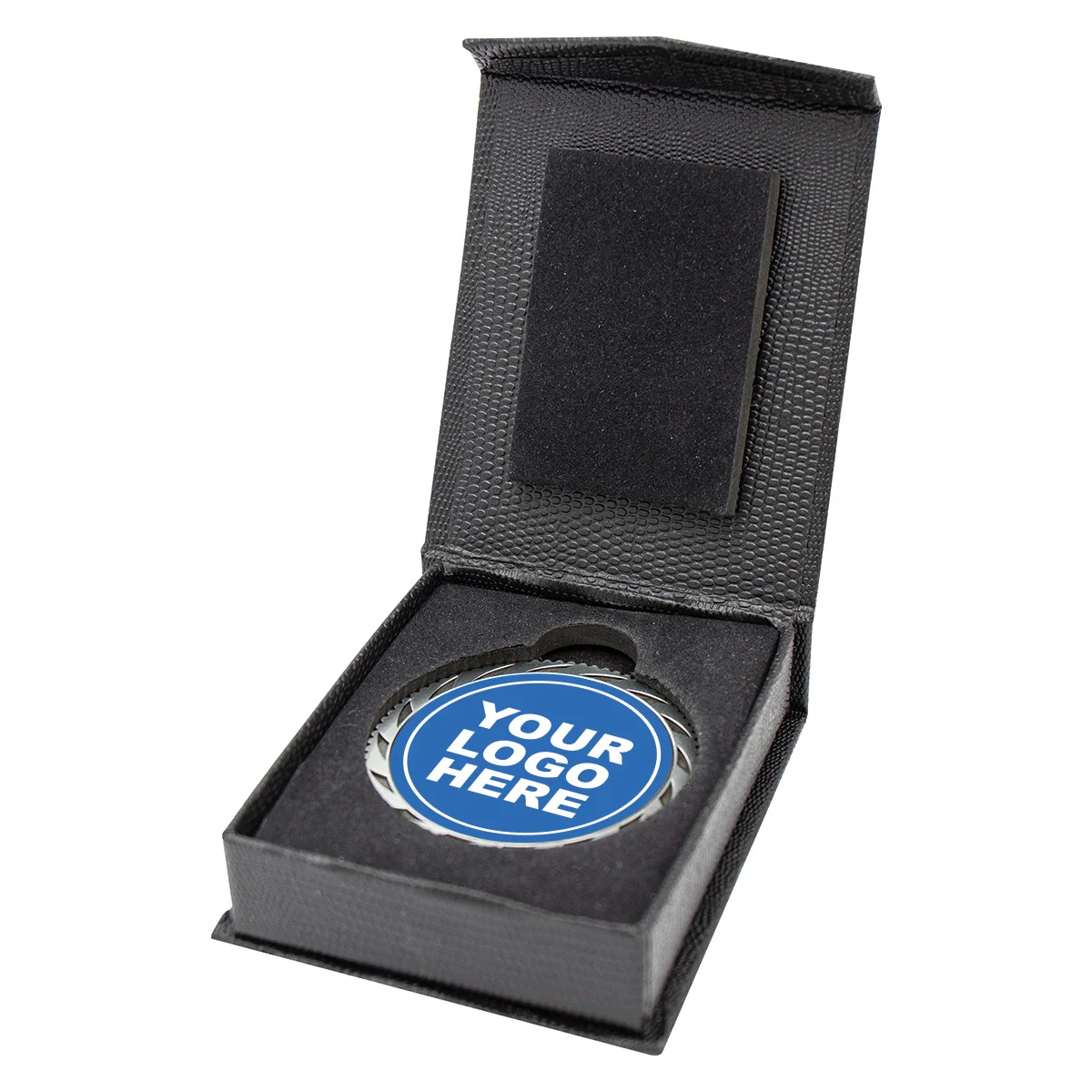 Black rocket medal award - silver