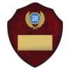 Rosewood rosebud shield with timber construction