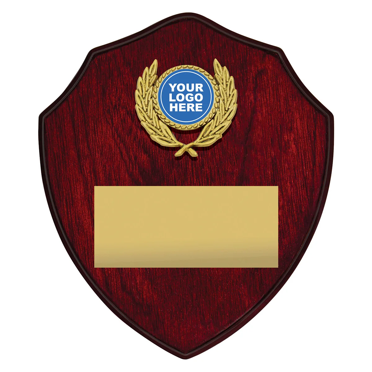 Rosewood rosebud shield with timber construction