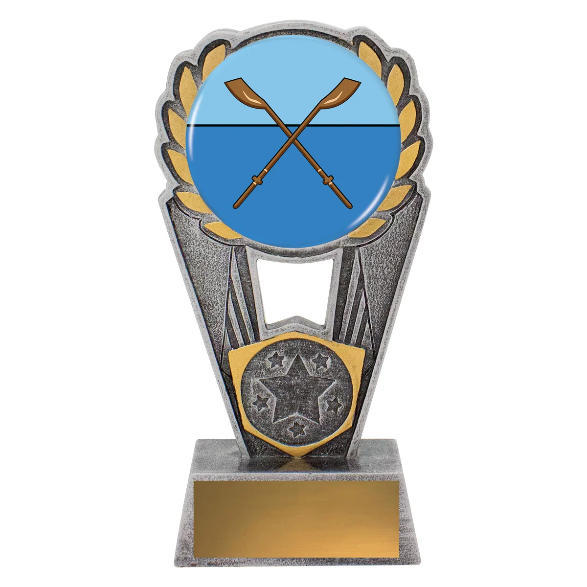 Silver rowing polaris - colour with resin construction