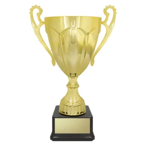Gold rubicon gold cup with metal / plastic / marble construction