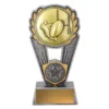 Silver / gold rugby polaris with resin / metal construction