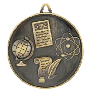 Gold scholarship - academic with metal construction