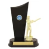 Gold shooting female timber crest with plastic / timber construction