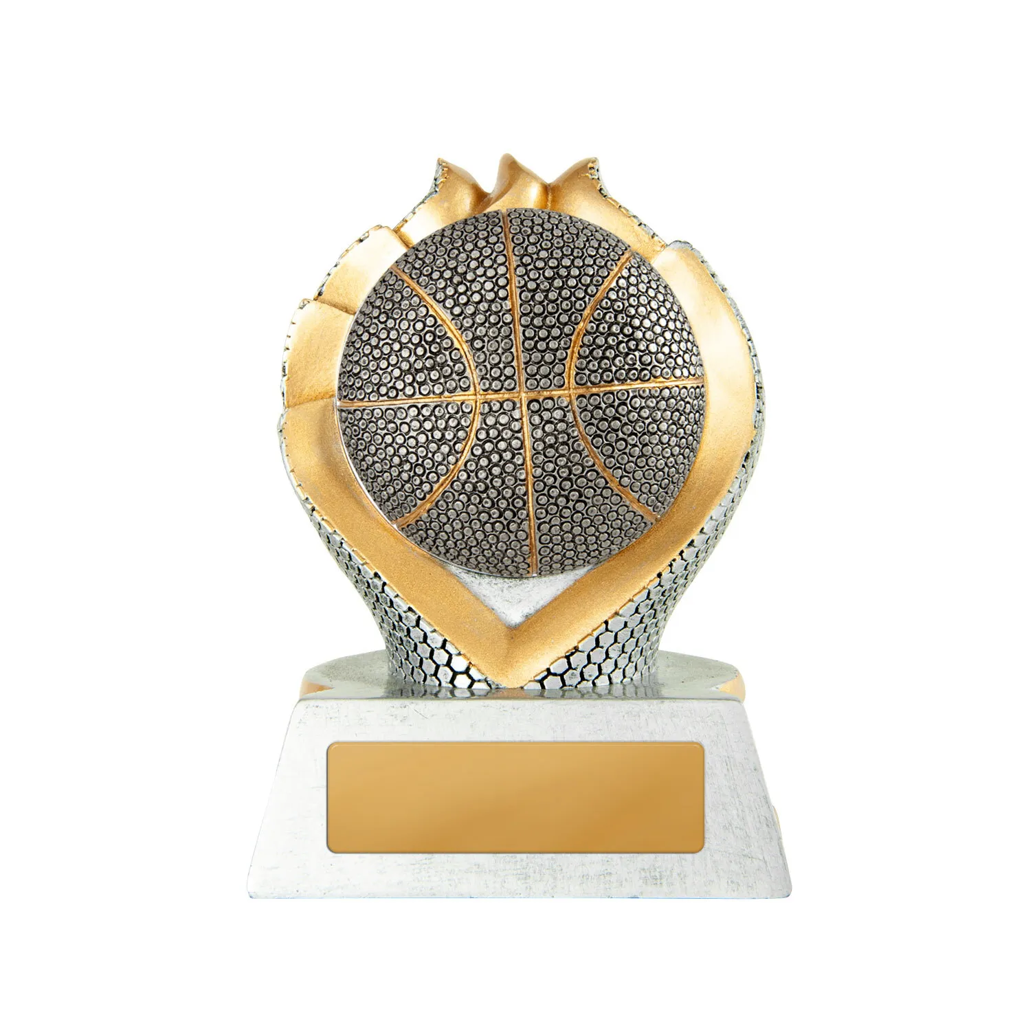 Silver / gold sierra tower-cricket with resin construction