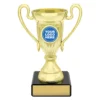 Gold signal cups with plastic / marble construction