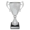 Silver silver eternal cups with plastic / metal / marble construction