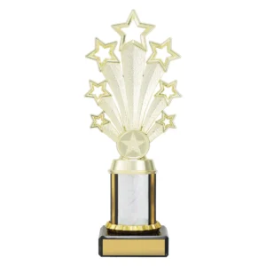 Silver silver fanfare with plastic / marble construction