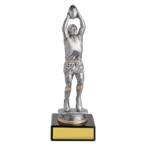 Silver silver marker with plastic / marble construction