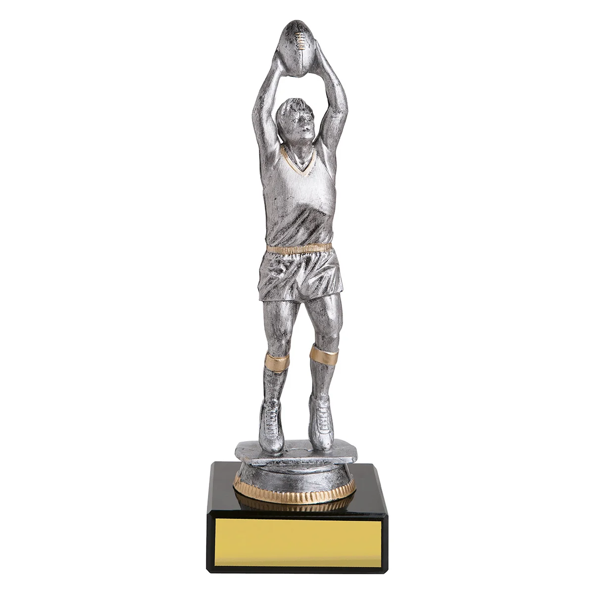Silver silver marker with plastic / marble construction
