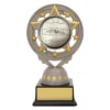 Silver silver netball torch with plastic construction
