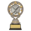 Silver silver pool / snooker torch with plastic construction
