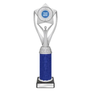 Blue / silver silver triumph with plastic / marble construction
