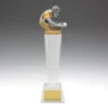 Snooker / pool crystal with crystal construction
